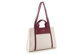 Vince Camuto Bolso Tote Umbria - Crema, Rojo Claret